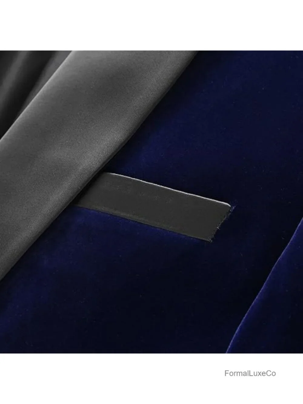 Men's Velvet Slim Fit Shawl Lapel Blazer Tuxedo Jacket